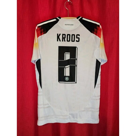 Adidas Germany Team Soccer Jersey 2024 KROOS Slim Fit Medium - Picture 2 of 16